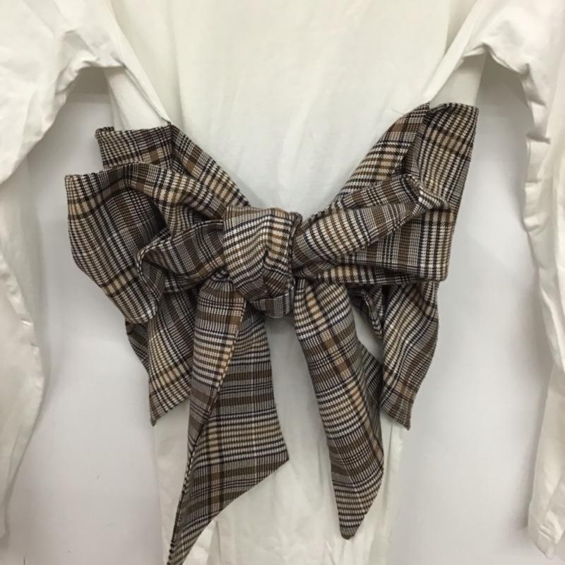 ムルーア MURUA カットソー 長袖 FREE 無地 白 / ホワイト /  レディース USED 古着 中古 10073144