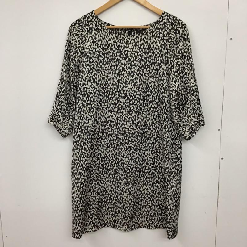 ロッソ ROSSO ワンピース ひざ丈スカート FREE 総柄 マルチカラー / マルチカラー /  レディース USED 古着 中古 10073146