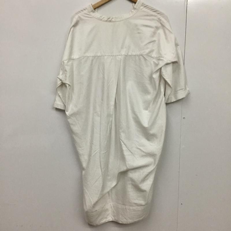 古着 USED ワンピース ひざ丈スカート M 無地 白 / ホワイト /  レディース USED 古着 中古 10073338