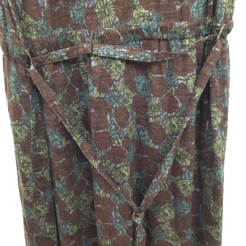 ヒューマンウーマン HUMAN WOMAN ワンピース ロングスカート 2 総柄 マルチカラー / マルチカラー /  レディース USED 古着 中古 10073351