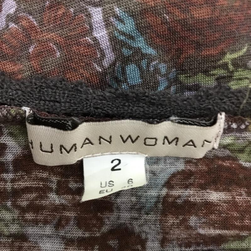 ヒューマンウーマン HUMAN WOMAN ワンピース ロングスカート 2 総柄 マルチカラー / マルチカラー /  レディース USED 古着 中古 10073351