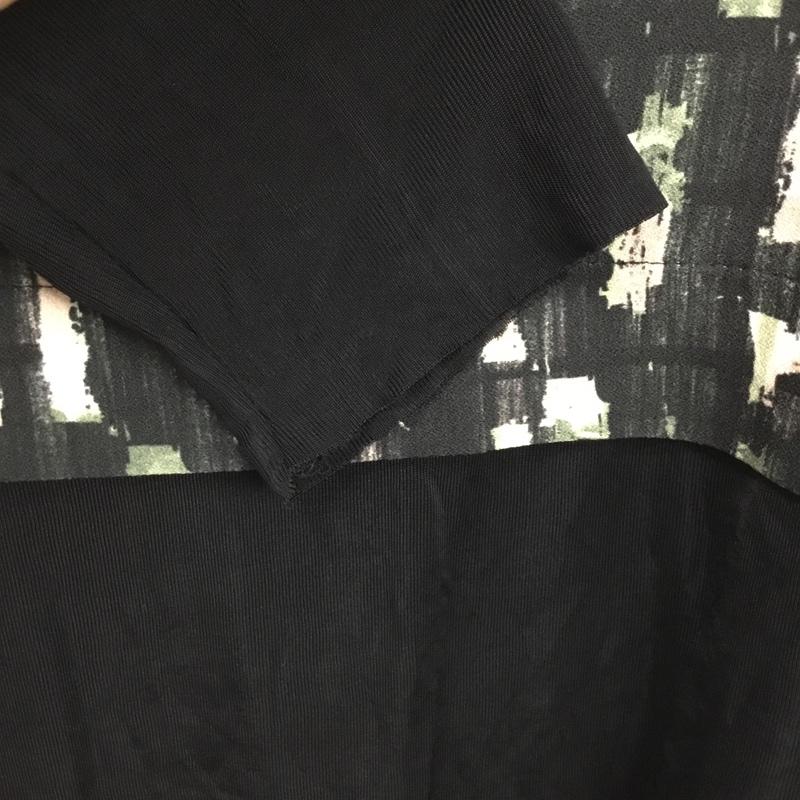 ザラ ZARA カットソー 長袖 S 無地 X 総柄 マルチカラー / マルチカラー /  レディース USED 古着 中古 10073363