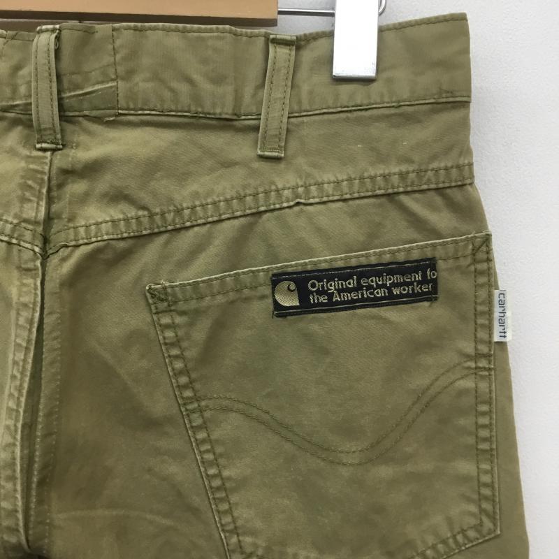 カーハート Carhartt パンツ ショートパンツ 29インチ カーキ / カーキ /  メンズ USED 古着 中古 10073415