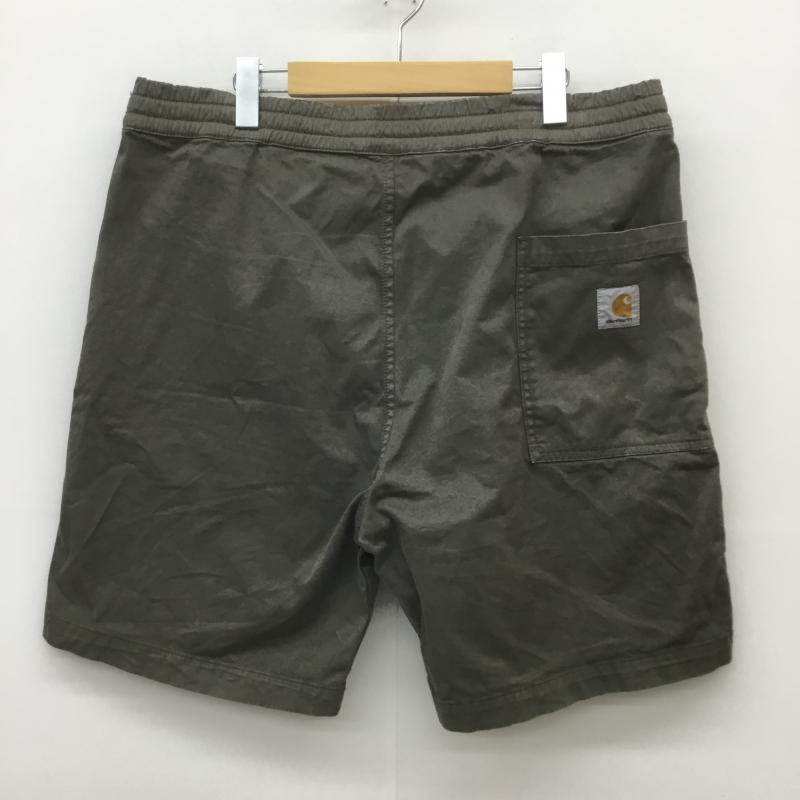 カーハート ダブリューアイピー Carhartt WIP パンツ ショートパンツ LOWTON SHORT L ワンポイント カーキ / カーキ /  メンズ USED 古着 中古 10073417