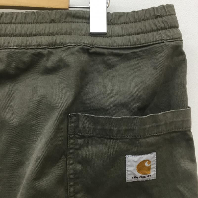 カーハート ダブリューアイピー Carhartt WIP パンツ ショートパンツ LOWTON SHORT L ワンポイント カーキ / カーキ /  メンズ USED 古着 中古 10073417