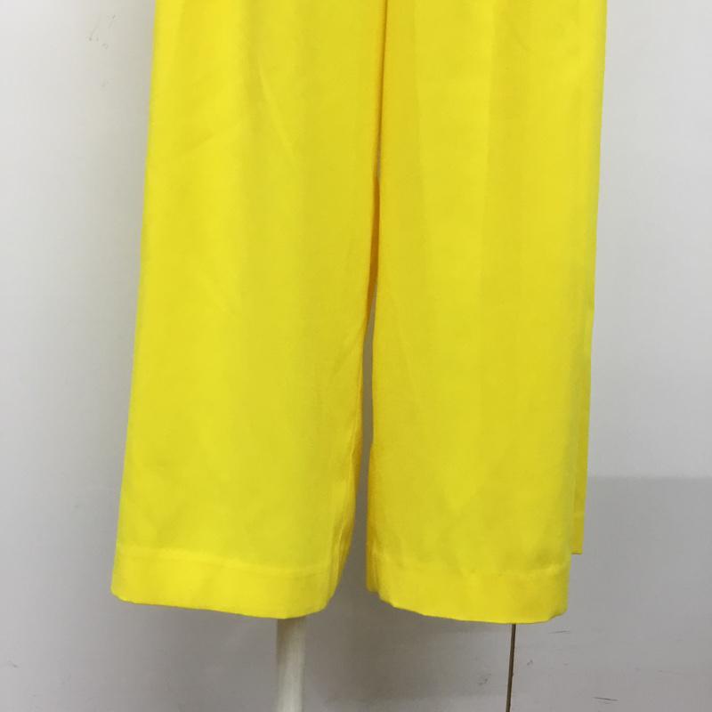 ザラ ZARA ボトムス ボトムス S 無地 黄 / イエロー /  レディース USED 古着 中古 10073431