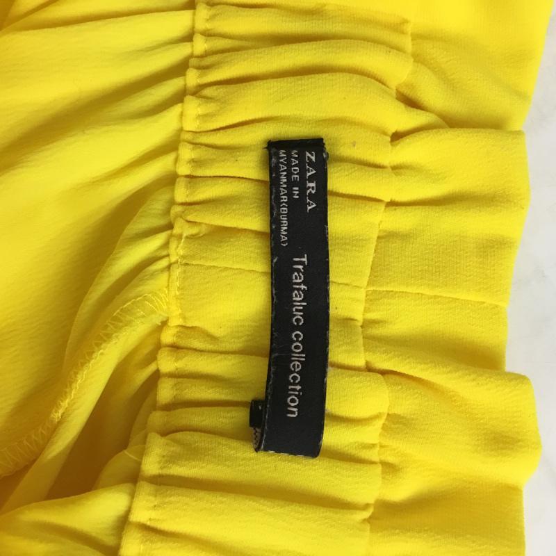 ザラ ZARA ボトムス ボトムス S 無地 黄 / イエロー /  レディース USED 古着 中古 10073431