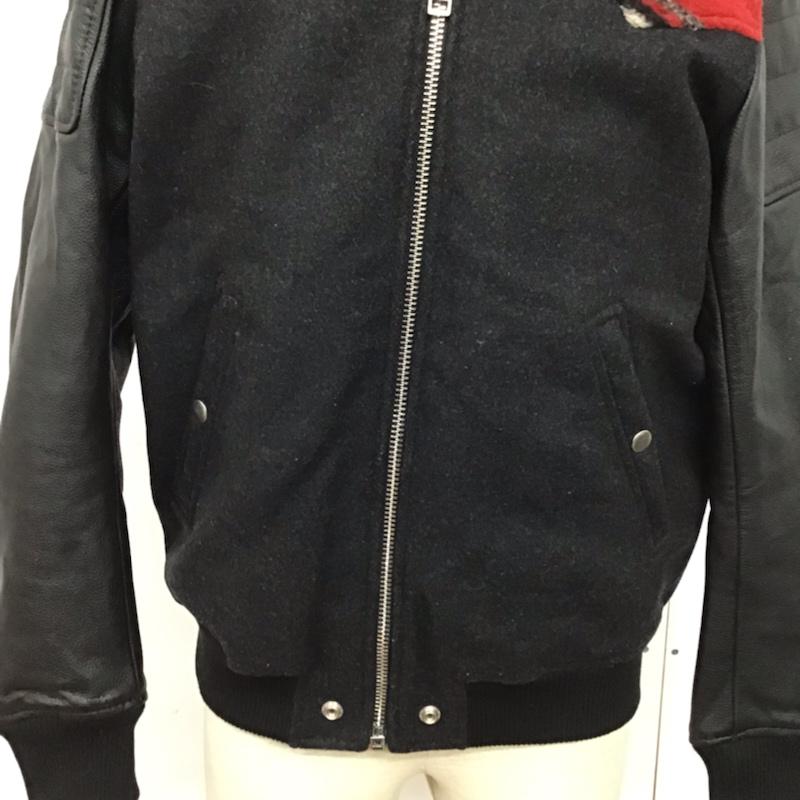 ディーゼル DIESEL ジャケット、上着 ジャケット、ブレザー 袖レザー M ネイティブ柄 黒 / ブラック /  メンズ USED 古着 中古 10073462