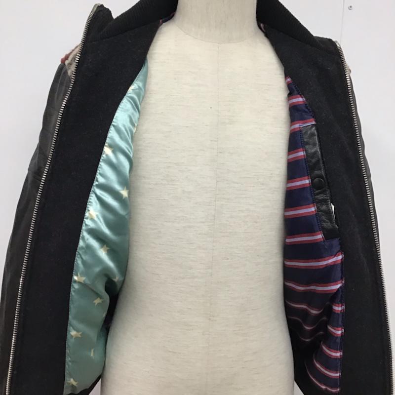 ディーゼル DIESEL ジャケット、上着 ジャケット、ブレザー 袖レザー M ネイティブ柄 黒 / ブラック /  メンズ USED 古着 中古 10073462
