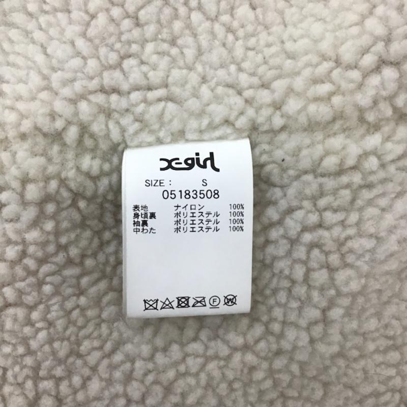 エックスガール X-girl ジャケット、上着 ジャケット、ブレザー 05183508 NONA9ON JUMPER 裏ボア 2WAY S ロゴ、文字 赤 / レッド /  レディース USED 古着 中古 10073506
