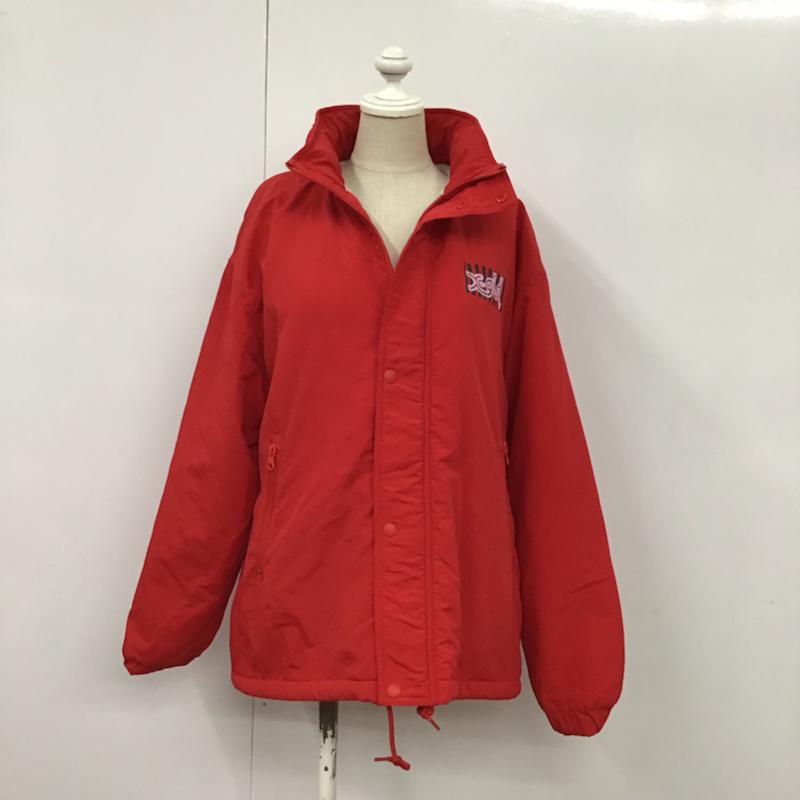 エックスガール X-girl ジャケット、上着 ジャケット、ブレザー 05183508 NONA9ON JUMPER 裏ボア 2WAY S ロゴ、文字 赤 / レッド /  レディース USED 古着 中古 10073506