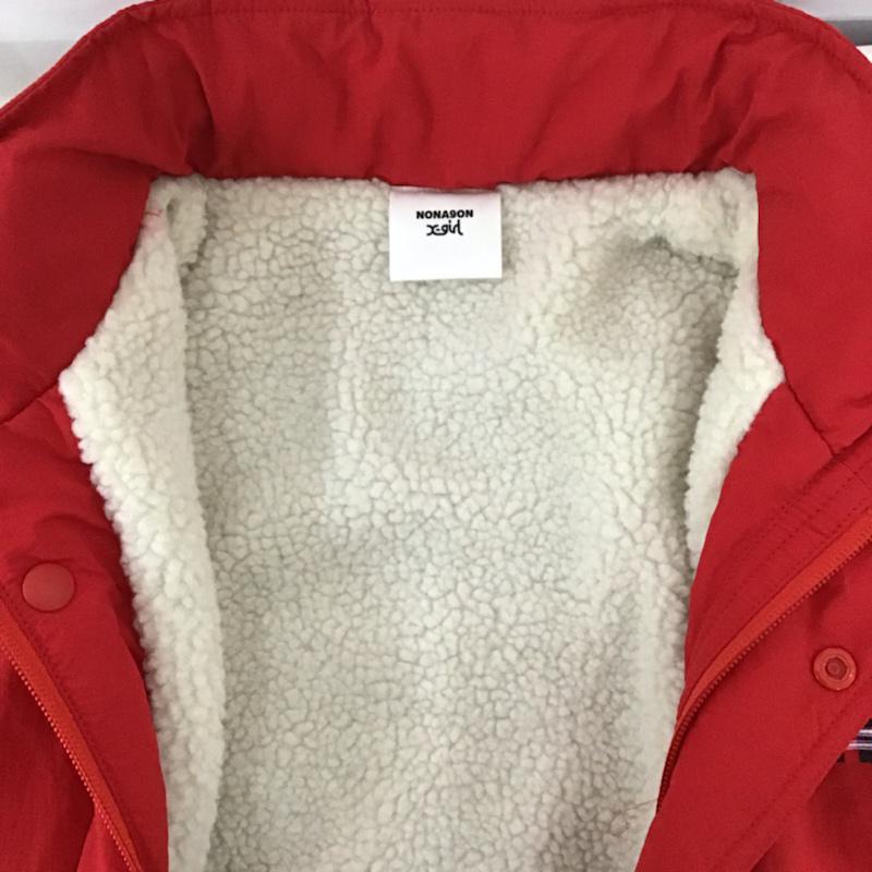 エックスガール X-girl ジャケット、上着 ジャケット、ブレザー 05183508 NONA9ON JUMPER 裏ボア 2WAY S ロゴ、文字 赤 / レッド /  レディース USED 古着 中古 10073506