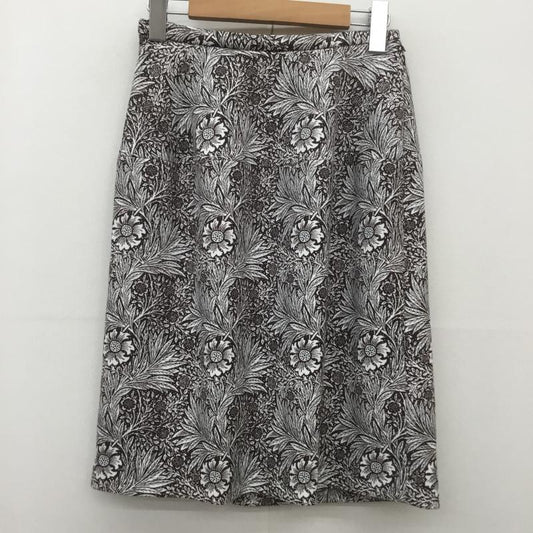 マッキントッシュ Mackintosh スカート ひざ丈スカート 36 総柄 茶 / ブラウン /  レディース USED 古着 中古 10073524