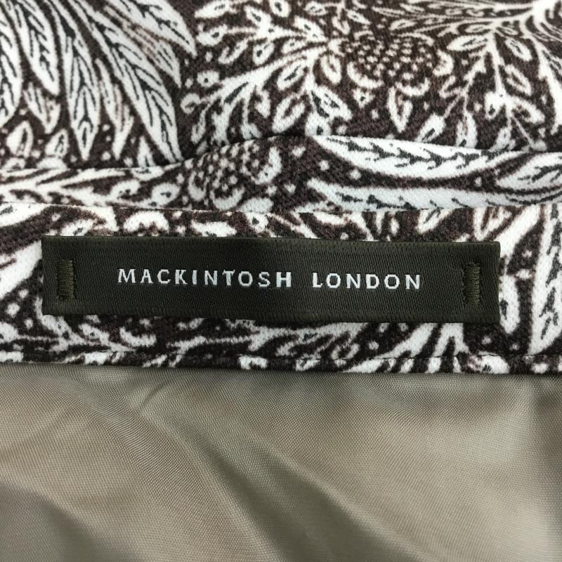 マッキントッシュ Mackintosh スカート ひざ丈スカート 36 総柄 茶 / ブラウン /  レディース USED 古着 中古 10073524