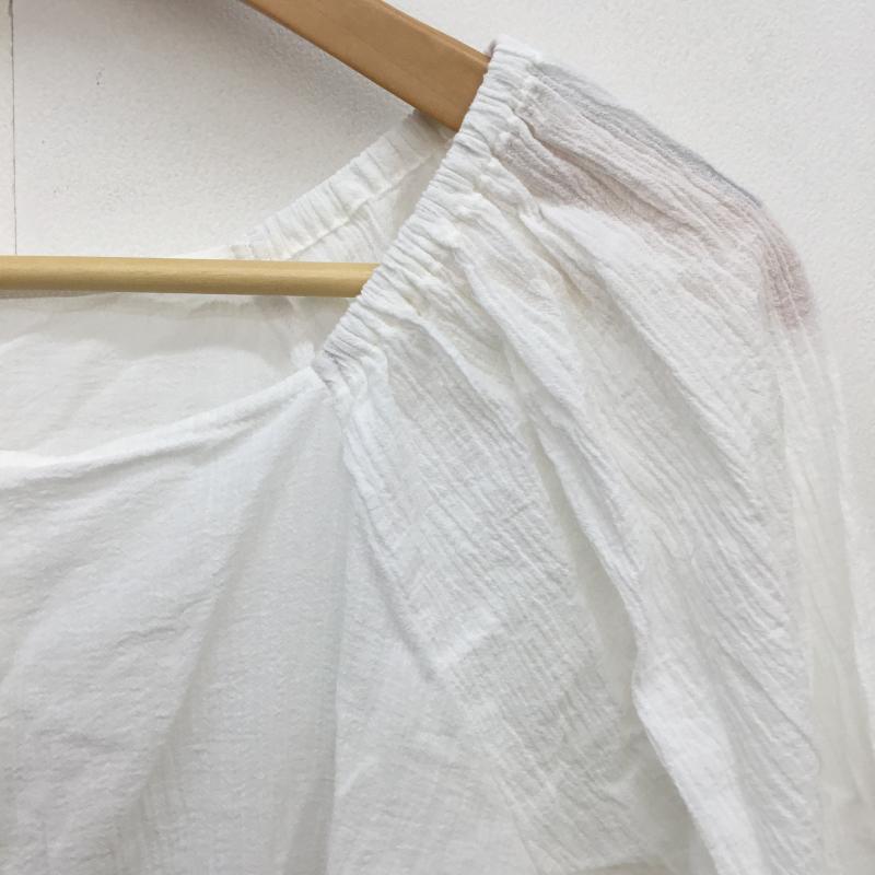 ローリーズファーム LOWRYS FARM カットソー 七分袖 FREE 無地 白 / ホワイト /  レディース USED 古着 中古 10073531