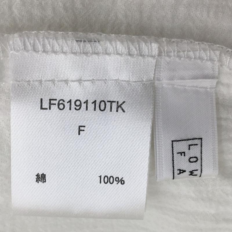 ローリーズファーム LOWRYS FARM カットソー 七分袖 FREE 無地 白 / ホワイト /  レディース USED 古着 中古 10073531