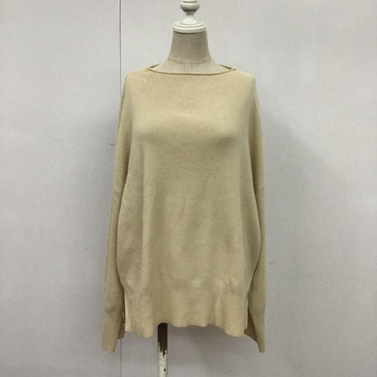 アイテムズ アーバンリサーチ ITEMS URBAN RESEARCH ニット、セーター 長袖 IT97-22N057 FREE 無地 アイボリー / アイボリー /  レディース USED 古着 中古 10073555