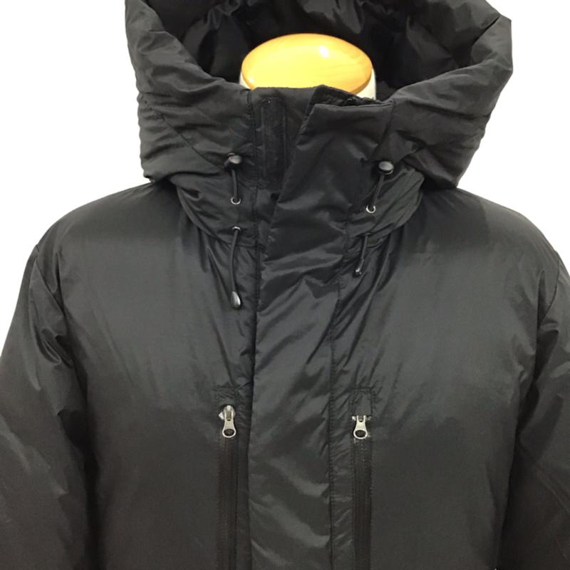 サニーレーベル Sonny Label ジャケット、上着 ダウンジャケット LA52-17N026 ナイロン フード L 無地 黒 / ブラック /  メンズ USED 古着 中古 10073647