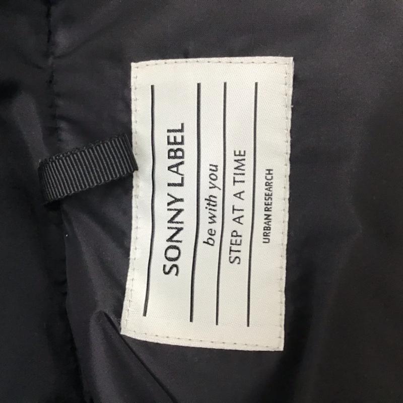 サニーレーベル Sonny Label ジャケット、上着 ダウンジャケット LA52-17N026 ナイロン フード L 無地 黒 / ブラック /  メンズ USED 古着 中古 10073647