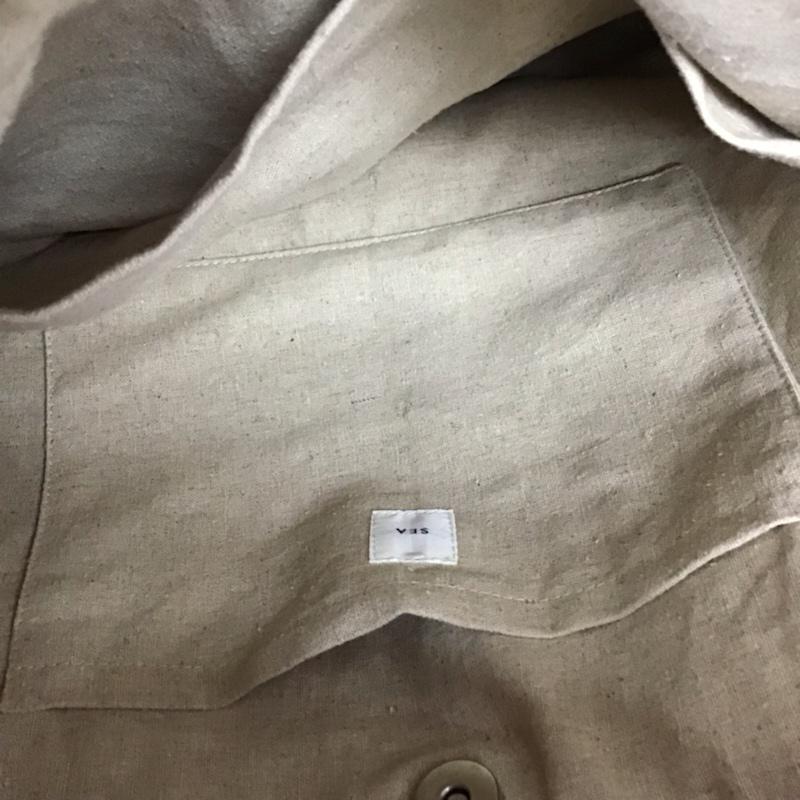 シー SEA ショルダーバッグ ショルダーバッグ ショルダーラウンドカゴバッグ 無地 茶 / ブラウン / X ベージュ / ベージュ /  レディース USED 古着 中古 10073718