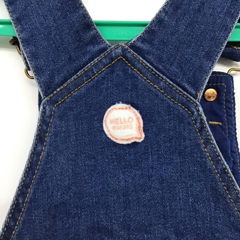 ビーミング バイ ビームス B:MING by BEAMS サロペット・オーバーオール サロペット、オーバーオール 90cm デニム 90cm 無地 インディゴ / インディゴ /  ボーイズ USED 古着 中古 10073857