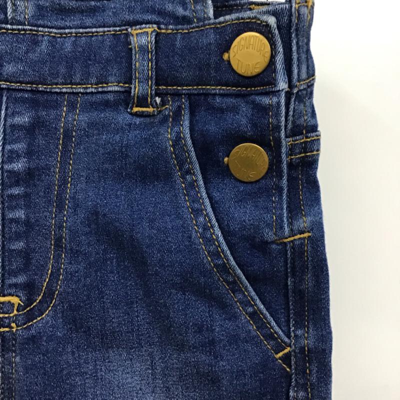 ビーミング バイ ビームス B:MING by BEAMS サロペット・オーバーオール サロペット、オーバーオール 90cm デニム 90cm 無地 インディゴ / インディゴ /  ボーイズ USED 古着 中古 10073857