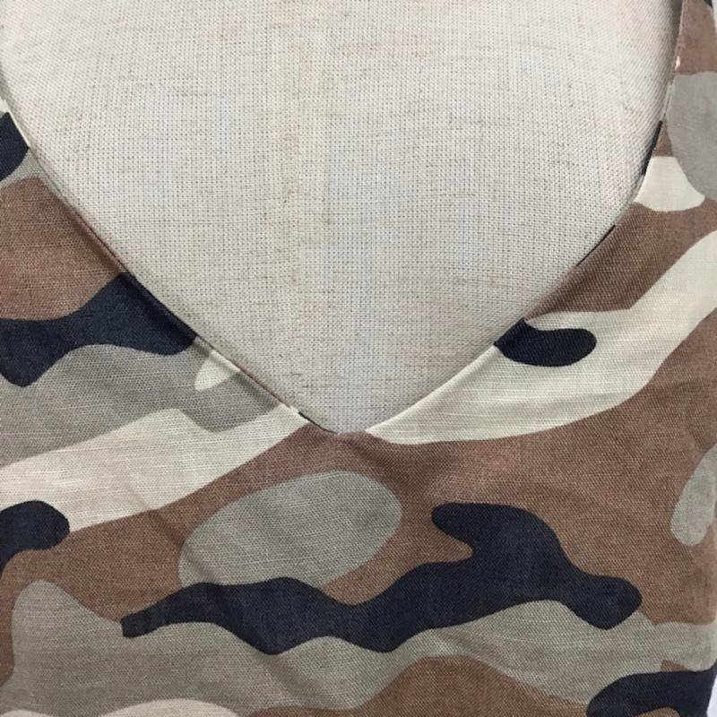 ザラ ZARA ワンピース ミニスカート XS カモフラージュ柄・迷彩 マルチカラー / マルチカラー /  レディース USED 古着 中古 10073859