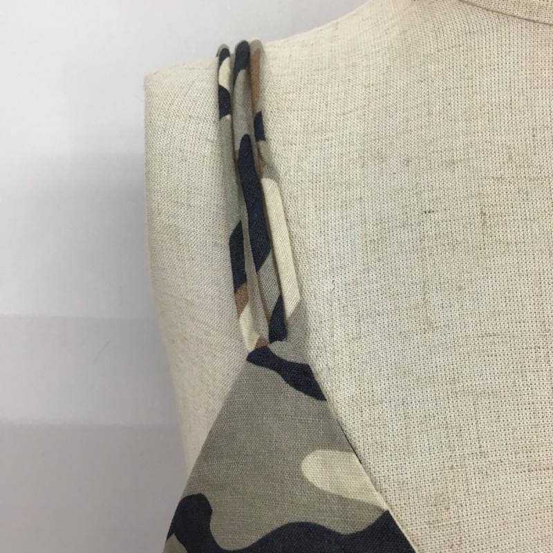 ザラ ZARA ワンピース ミニスカート XS カモフラージュ柄・迷彩 マルチカラー / マルチカラー /  レディース USED 古着 中古 10073859