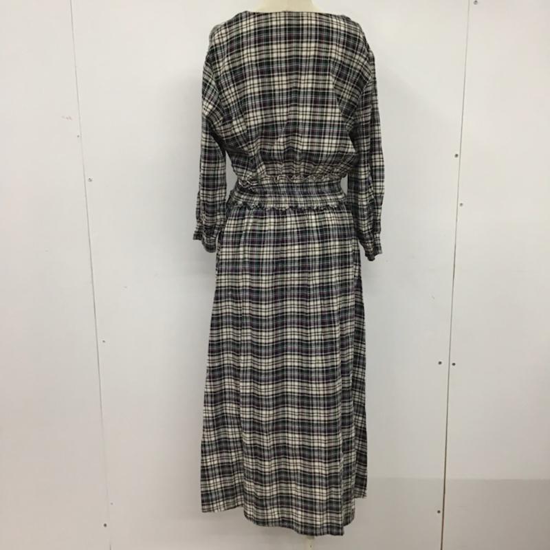 イェッカ ヴェッカ YECCA VECCA ワンピース ひざ丈スカート FREE チェック マルチカラー / マルチカラー /  レディース USED 古着 中古 10073867