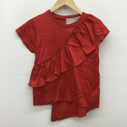 スライ SLY カットソー 半袖 FREE 無地 赤 / レッド /  レディース USED 古着 中古 10073950