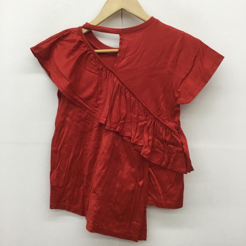 スライ SLY カットソー 半袖 FREE 無地 赤 / レッド /  レディース USED 古着 中古 10073950