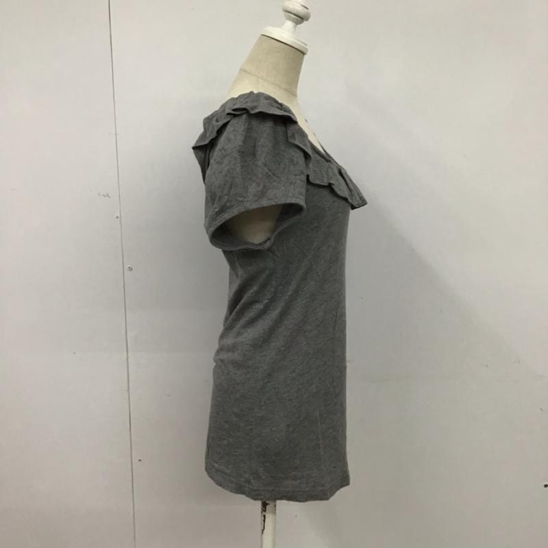 マークバイマークジェイコブス MARC by MARC JACOBS カットソー 半袖 M192627 フリル S 無地 灰 / グレー /  レディース USED 古着 中古 10074019