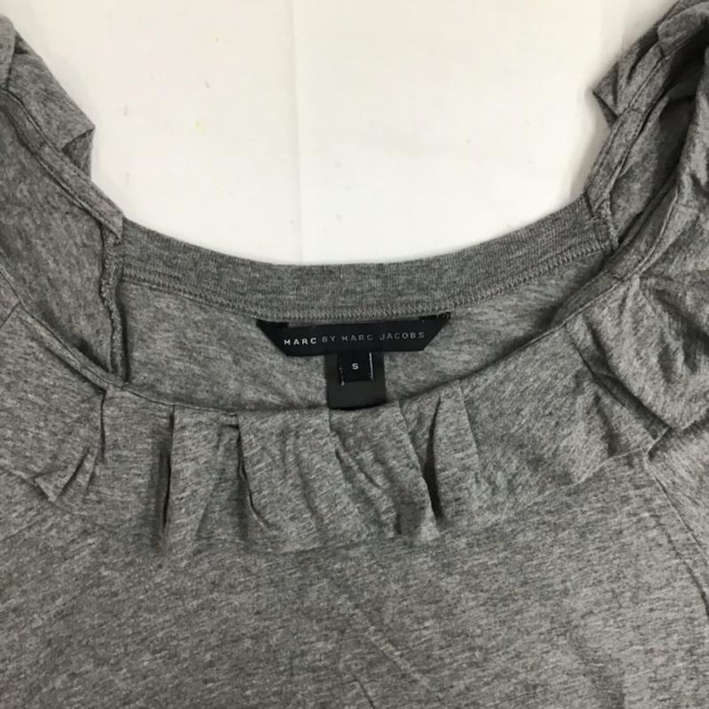 マークバイマークジェイコブス MARC by MARC JACOBS カットソー 半袖 M192627 フリル S 無地 灰 / グレー /  レディース USED 古着 中古 10074019