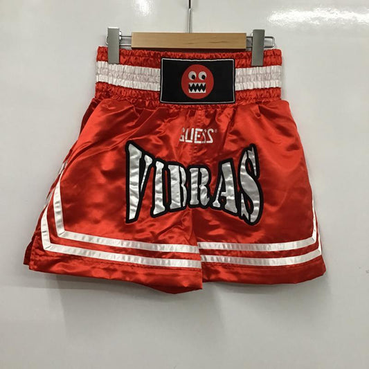 ゲス Guess パンツ ショートパンツ M91B53WBRA0 J BALVIN Thai Logo Shorts タグ付 S 無地 赤 / レッド /  メンズ USED 古着 中古 10074053
