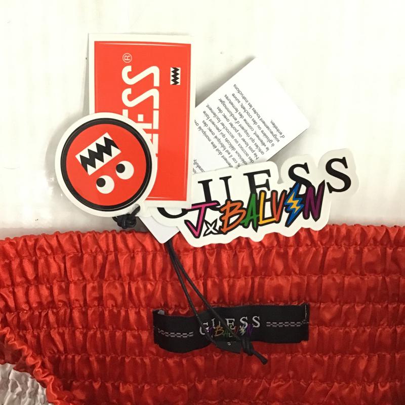ゲス Guess パンツ ショートパンツ M91B53WBRA0 J BALVIN Thai Logo Shorts タグ付 S 無地 赤 / レッド /  メンズ USED 古着 中古 10074053