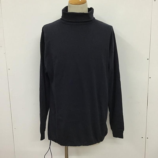 ロトル ROTOL Tシャツ 長袖 タートルネック ハイネック 2 無地 紺 / ネイビー /  メンズ USED 古着 中古 10074085