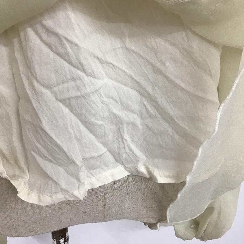 マウジー MOUSSY シャツ、ブラウス 長袖 010CSG30-0960 RUFFLE ブラウス FREE 無地 ベージュ / ベージュ /  レディース USED 古着 中古 10074120
