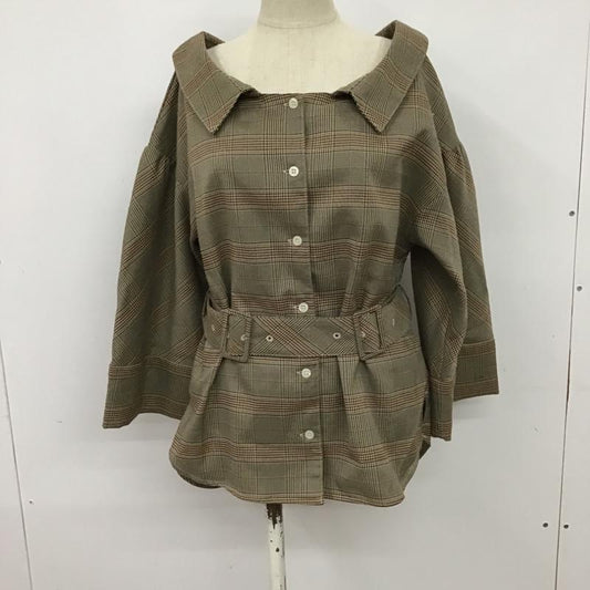 ムルーア MURUA シャツ、ブラウス 長袖 011840400601 ダブルバックル2wayチェックシャツ FREE チェック マルチカラー / マルチカラー /  レディース USED 古着 中古 10074155