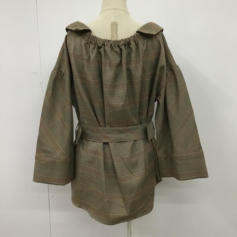 ムルーア MURUA シャツ、ブラウス 長袖 011840400601 ダブルバックル2wayチェックシャツ FREE チェック マルチカラー / マルチカラー /  レディース USED 古着 中古 10074155