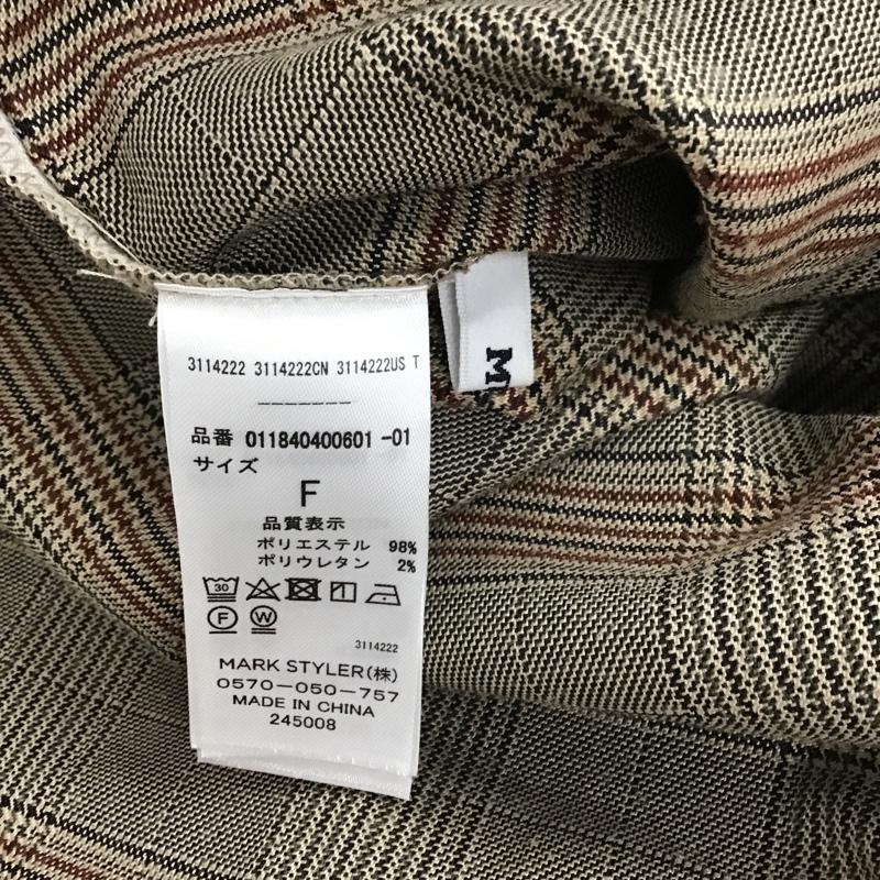 ムルーア MURUA シャツ、ブラウス 長袖 011840400601 ダブルバックル2wayチェックシャツ FREE チェック マルチカラー / マルチカラー /  レディース USED 古着 中古 10074155