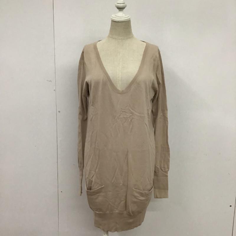 クローラ crolla カットソー 長袖 M 無地 ベージュ / ベージュ /  レディース USED 古着 中古 10074169