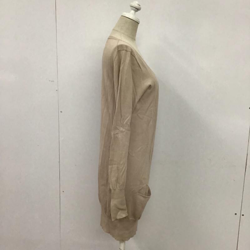 クローラ crolla カットソー 長袖 M 無地 ベージュ / ベージュ /  レディース USED 古着 中古 10074169