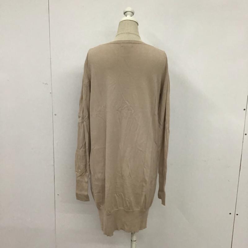 クローラ crolla カットソー 長袖 M 無地 ベージュ / ベージュ /  レディース USED 古着 中古 10074169
