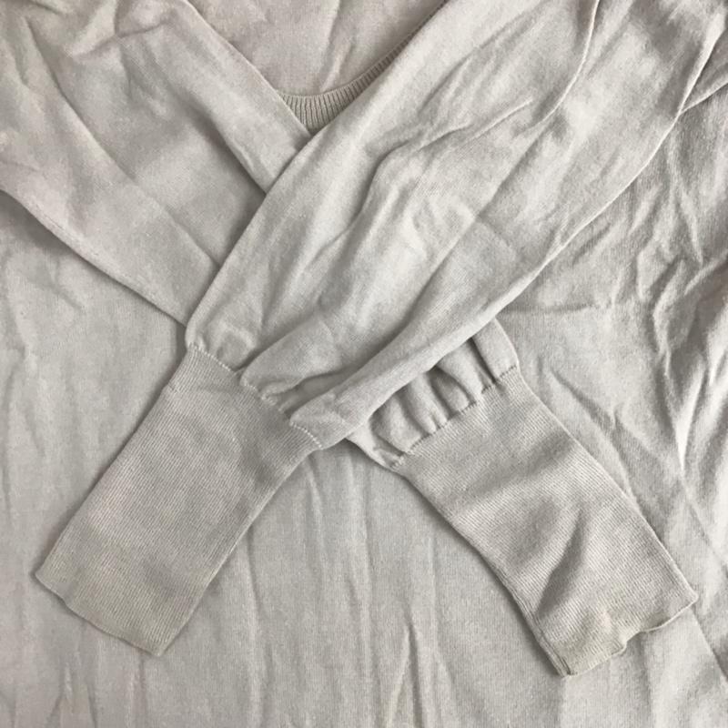 クローラ crolla カットソー 長袖 M 無地 ベージュ / ベージュ /  レディース USED 古着 中古 10074169
