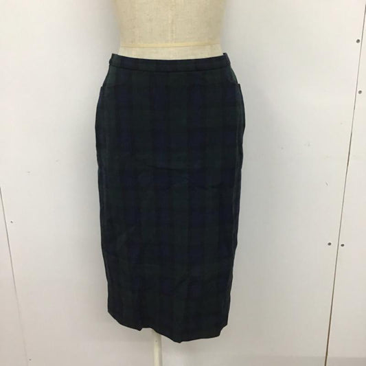 グリーンレーベルリラクシング green label relaxing スカート ひざ丈スカート 38 チェック マルチカラー / マルチカラー /  レディース USED 古着 中古 10074182