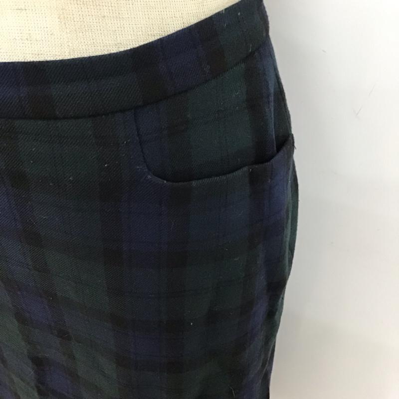 グリーンレーベルリラクシング green label relaxing スカート ひざ丈スカート 38 チェック マルチカラー / マルチカラー /  レディース USED 古着 中古 10074182