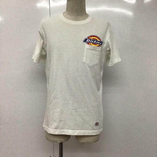 ディッキーズ Dickies Tシャツ 半袖 L ロゴ、文字 白 / ホワイト /  メンズ USED 古着 中古 10074196