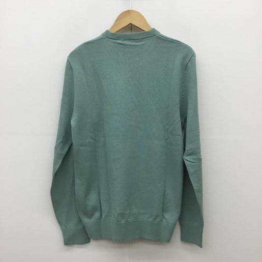 カーハート ダブリューアイピー Carhartt WIP ニット、セーター 長袖 XS ワンポイント 薄緑 / ライトグリーン /  メンズ USED 古着 中古 10074355