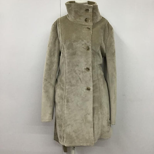 コムサイズム COMME CA ISM コート コート一般 L 無地 ベージュ / ベージュ /  レディース USED 古着 中古 10074365
