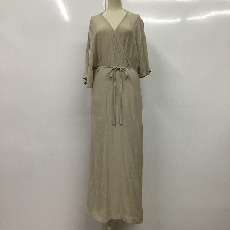 ニコアンド niko and... カーディガン 長袖 L 無地 ベージュ / ベージュ /  レディース USED 古着 中古 10074407